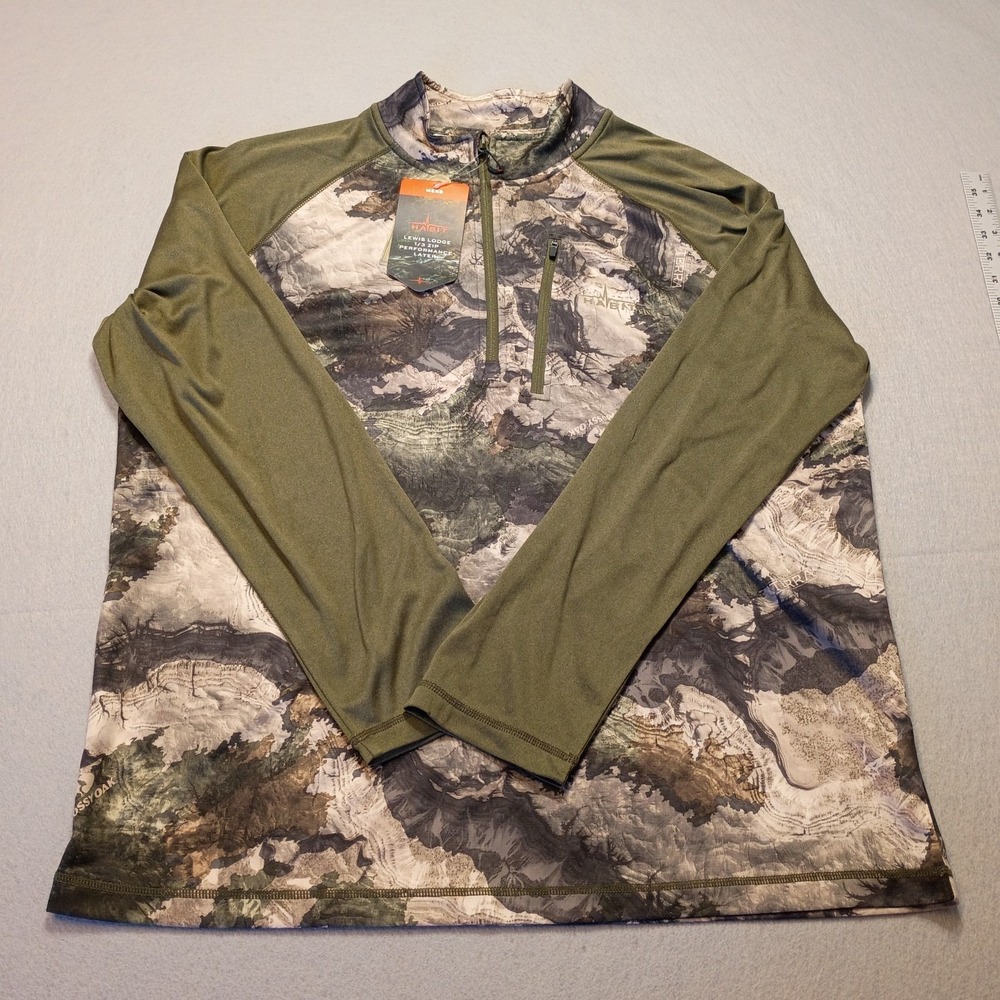 Habit Men's Mossy Oak Camo Early Season Light Jacket New With‎ Tags Size XL